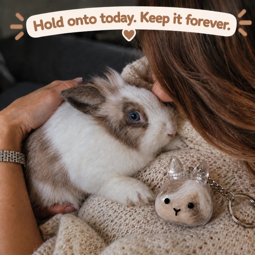 Forever Bunny Keychain