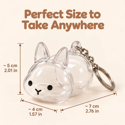 Forever Bunny Keychain